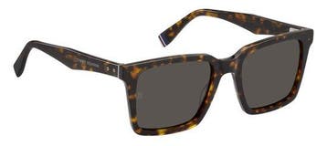 Tommy Hilfiger Th 2067/S Rechthoekig Acetaat Heren Zonnebril, Handtassen en Accessoires, Verzenden, Nieuw