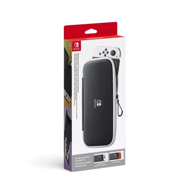 Nintendo Switch OLED Carrying Case - White/Black [Complete], Computers en Software, Overige Computers en Software, Verzenden