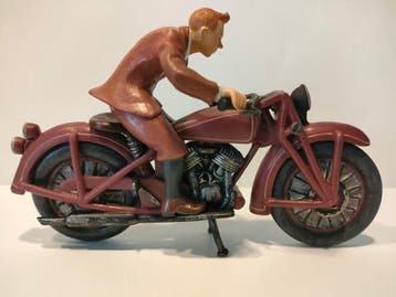 Tintin - Tintin à moto