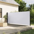 vidaXL Windscherm uittrekbaar 160x300 cm wit, Verzenden