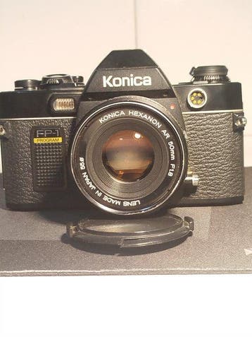 Konica FP-1 program + Hexanon 50mm F 1.8 Analoge camera