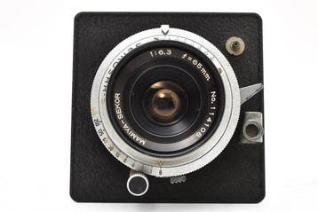 Mamiya Sekor 6.3/65mm Telelens, Nieuw