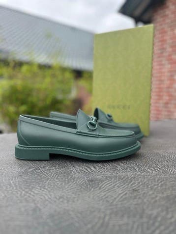 Gucci - Horsebit Gummi Loafer - Sneakers - Maat: EU 41, Nieuw