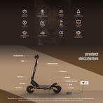 G3 Vouwbare Elektrische Scooter - Off-Road Smart E Step -, Verzenden, Nieuw, KuKirin