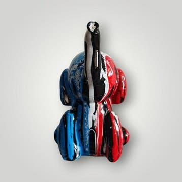 RED - Sculpture, Éléphant balloon frenchy - 13 cm - Résine -