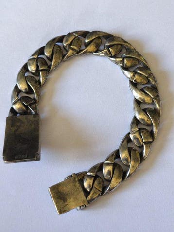Sans prix de réserve - Bracelet Argent - Lion Silver