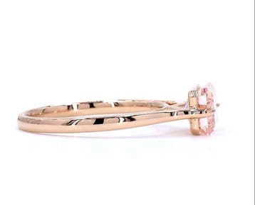 Bague - 14 carats Or rose - 2.17ct. tw. Rose Diamant, Nieuw