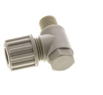 12x10mm & G1/4'' Pp L-Vorm Knelfitting Buitendraad Banjo, Verzenden, Nieuw