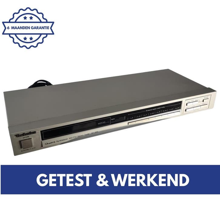 Technics ST-500 | Tuner | Radio | Technics Tuner | Werkend, TV, Hi-fi & Vidéo, Tuners, Envoi