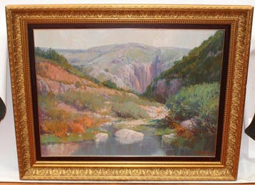Francisco Calabuig Gisbert (1946) - Silencio en el valle, Antiek en Kunst