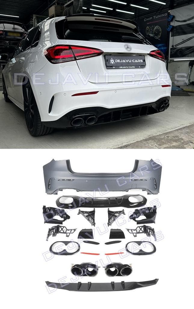 A45 AMG Look Achterbumper voor Mercedes Benz A Klasse W177 H, Autos : Divers, Tuning & Styling, Enlèvement ou Envoi