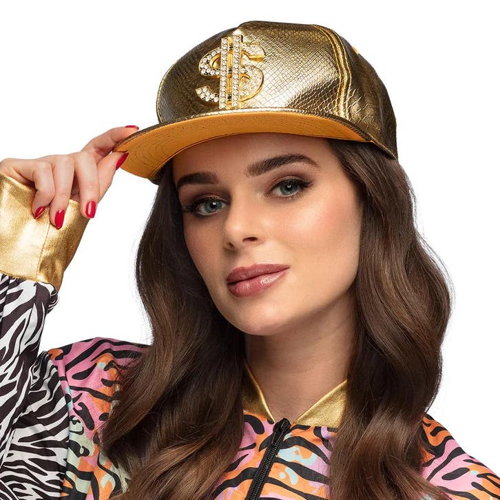 Gouden Pet Dollar Teken, Hobby en Vrije tijd, Feestartikelen, Nieuw, Verzenden