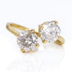 Zonder minimumprijs - Ring - 14 karaat Geel goud - 2.53ct., Nieuw