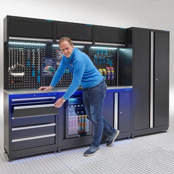 Datona Werkplaatsinrichting PREMIUM RVS werkblad met, Ophalen of Verzenden, Nieuw