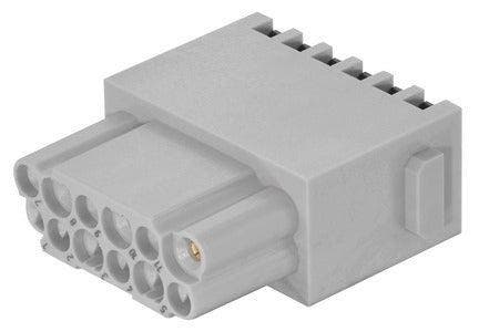 Harting Han DD Verrouillage Rapide 12-Contact Femelle Module, Bricolage & Construction, Électricité & Câbles, Envoi