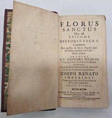 Matthaeo Boleran - Florus Sanctus Hoc est Epitome Historiae