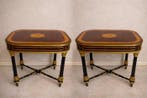 Table dappoint (2) - Ronce de noyer - 2 pièces de tables, Antiquités & Art