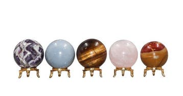 KAM’R GEM | Kristallen ballen mix: Amethyst, Tijgeroog,