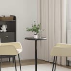 vidaXL Tafelblad Ø40x2,5 cm marmer zwart, Verzenden, Nieuw