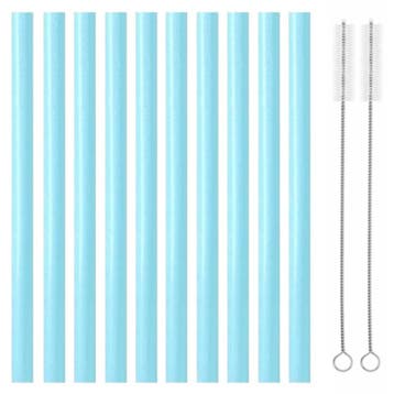 Fako Bijoux - Siliconen Rietjes Pastel XL - 10 Herbruikbare, Verzenden, Nieuw