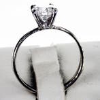 Zonder minimumprijs - Verlovingsring - 14 karaat Witgoud -