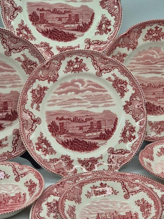 Eetservies - Johnson Bros – Geschirr-Set „Old Britain, Antiek en Kunst, Antiek | Meubels | Tafels