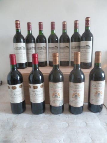 1994 x2 Clos Fourtet, 1994 x3 Ch. Cos Labory, 1989 x4 & 1991, Nieuw