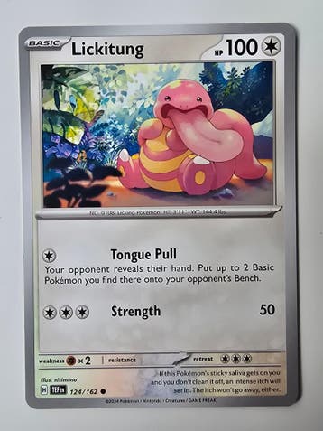 LICKITUNG (TEMPORAL FORCES 124/162) (TRADING CARD)