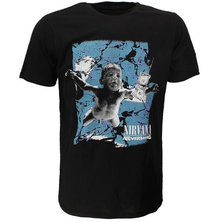 Nirvana Cracked Nevermind Cover T-Shirt, Kleding | Heren, T-shirts