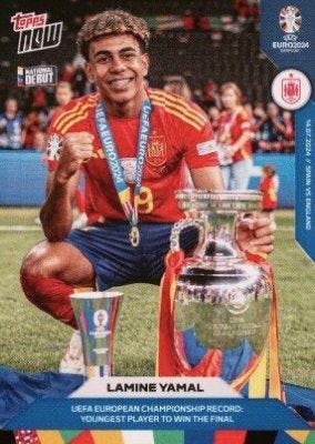 2024 Topps Lamine Yamal - Rookie Card Spain #66 - PSA 10 - 1, Nieuw