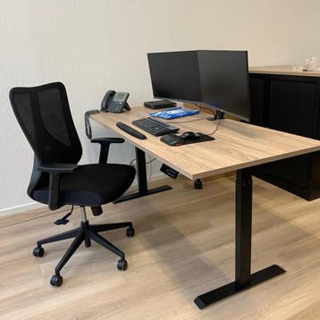 Nieuwe Zit-Sta Bureaus 295,- Incl. Bezorging En Display, Verzenden, In hoogte verstelbaar, Nieuw