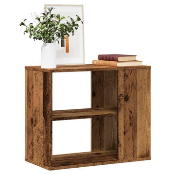 vidaXL Bijzetkast 60x30x50 cm bewerkt hout oud houtkleurig, Huis en Inrichting, Verzenden, Nieuw