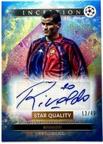 Topps Inception Rivaldo SQA-R Carte dédicacée, Édition, Nieuw