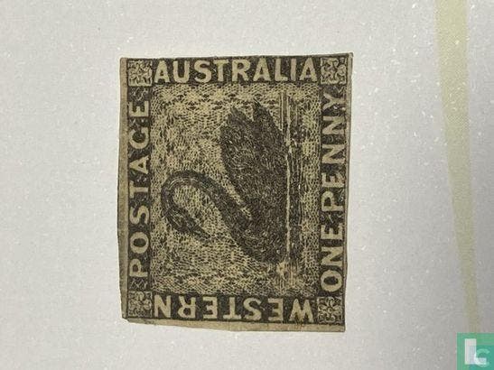 West-Australië - Zwaan - 1854, Timbres & Monnaies, Timbres | Océanie, Envoi