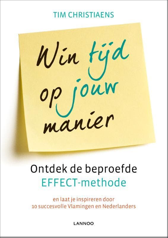 Win tijd op jouw manier 9789020995978 Tim Christiaens, Livres, Psychologie, Envoi