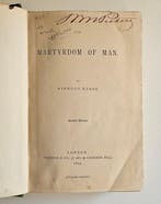 Winwood Reade - The Martyrdom of Man - 1875, Antiquités & Art