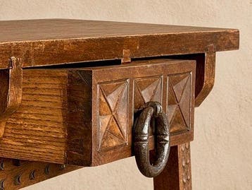 Tafel - Antieke console / schrijftafel in Spaanse