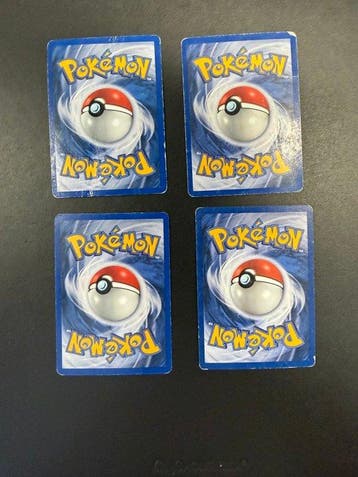 Pokémon - 4 Card - Pikachu 60/64 Promo card, Foil - WOTC, Nieuw