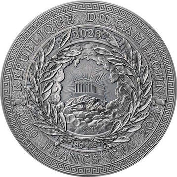 Kameroen. 2000 Francs 2023 Medusa - The Great Greek