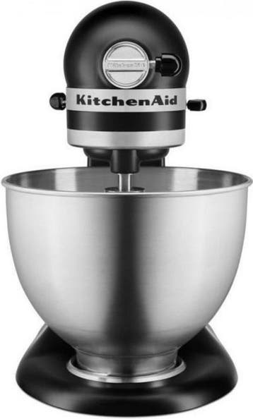 KitchenAid 5K45SSEBM Classic Keukenmachine - Mat Zwart, Electroménager, Verzenden