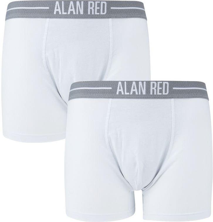 Alan Red Boxershort Wit 2Pack maat M Heren, Kleding | Heren, Ondergoed, Wit, Boxer, Verzenden