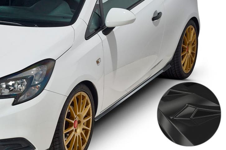 Zijskirts voor Opel Corsa E 3-deurs SS479-G, Auto-onderdelen, Carrosserie, Nieuw, Verzenden