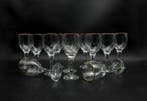 Fratelli Fumo - Drinkset (12) - 24 kt goud - Rode wijnglazen