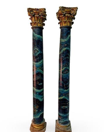 Barok Pilaster - de achttiende eeuw - paar