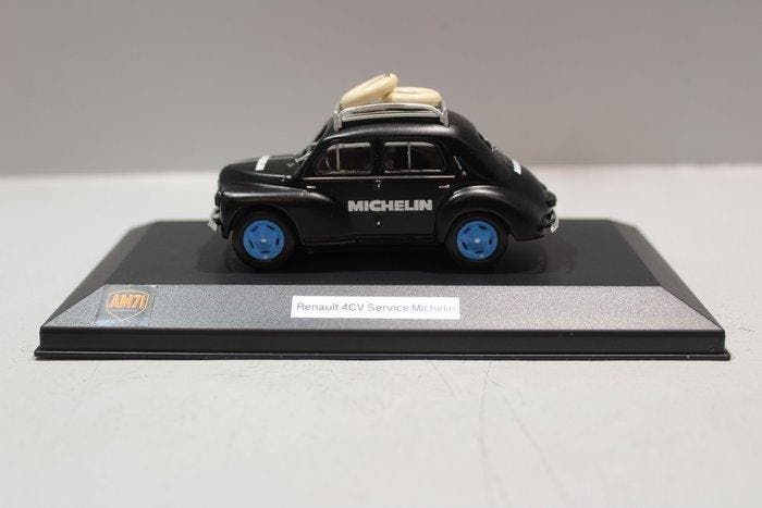 AM.71 1:43 - Modelauto - Renault 4cv Michelin 1/43. -, Hobby en Vrije tijd, Modelauto's | 1:5 tot 1:12