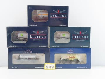 Liliput H0 - L225021/L225101/L231301//L235497 - Wagon de