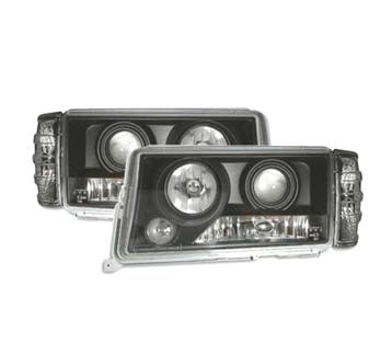 PHARES MERCEDES 190 W201 82-93 LOUPE FOND NOIR, Verzenden