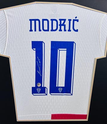 Luka Modric - Hand Signed Authenic Match Croatia 2024 Home, Nieuw
