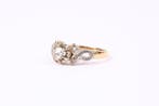 Bague - 18 carats Or jaune - diamant, Bijoux, Sacs & Beauté