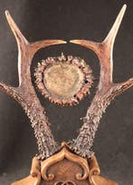 Grote antieke Black Forest porte-montre, Antiek en Kunst